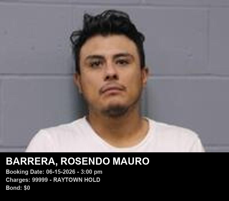 Arrest report - ROSENDO MAURO BARRERA