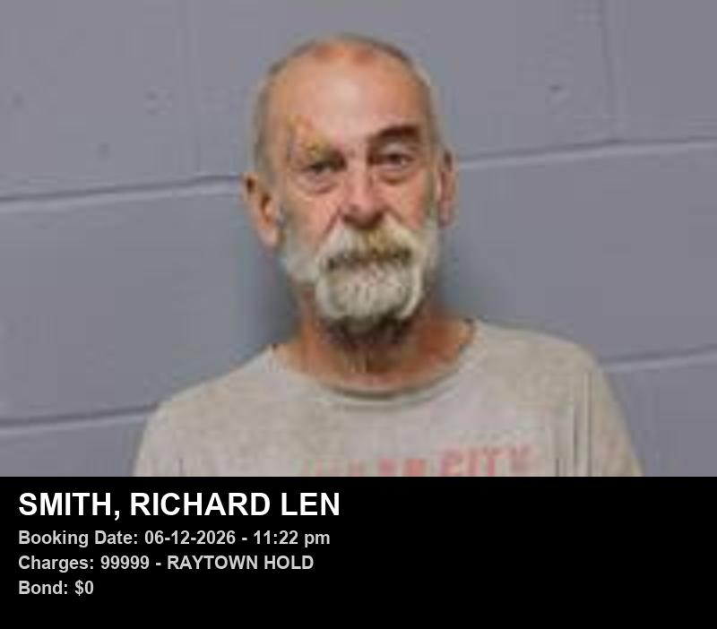 Arrest report - RICHARD LEN SMITH