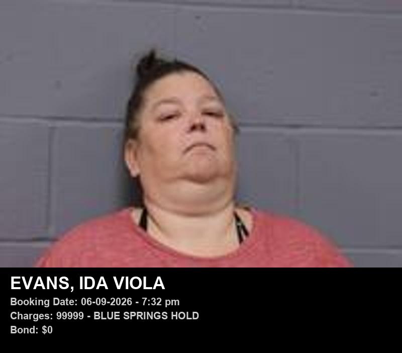 Arrest report - IDA VIOLA EVANS
