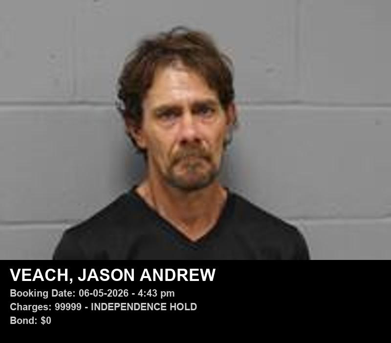 Arrest report - JASON ANDREW VEACH