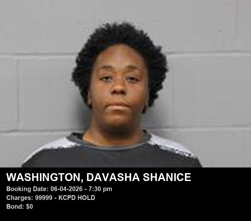 Arrest report - DAVASHA SHANICE WASHINGTON
