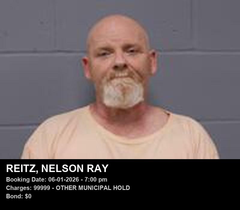 Arrest report - NELSON RAY REITZ