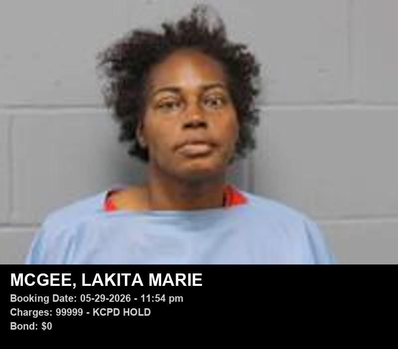 Arrest report - LAKITA MARIE MCGEE