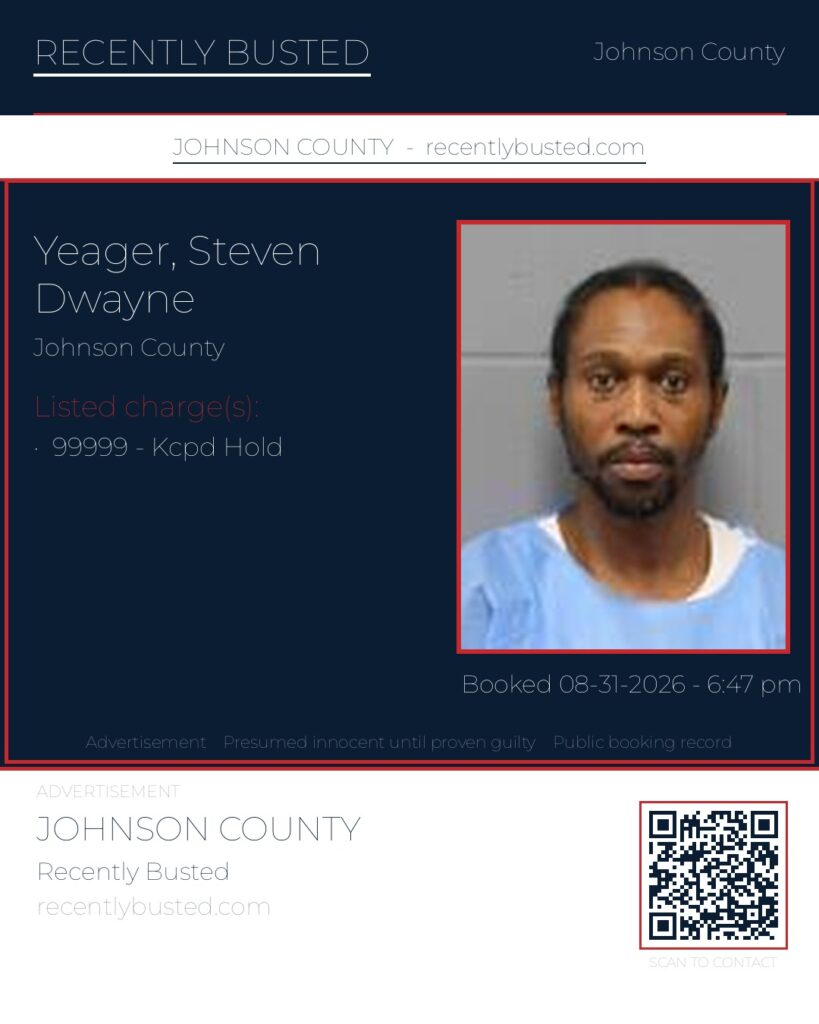 YEAGER, STEVEN DWAYNE — arrest record card, Missouri