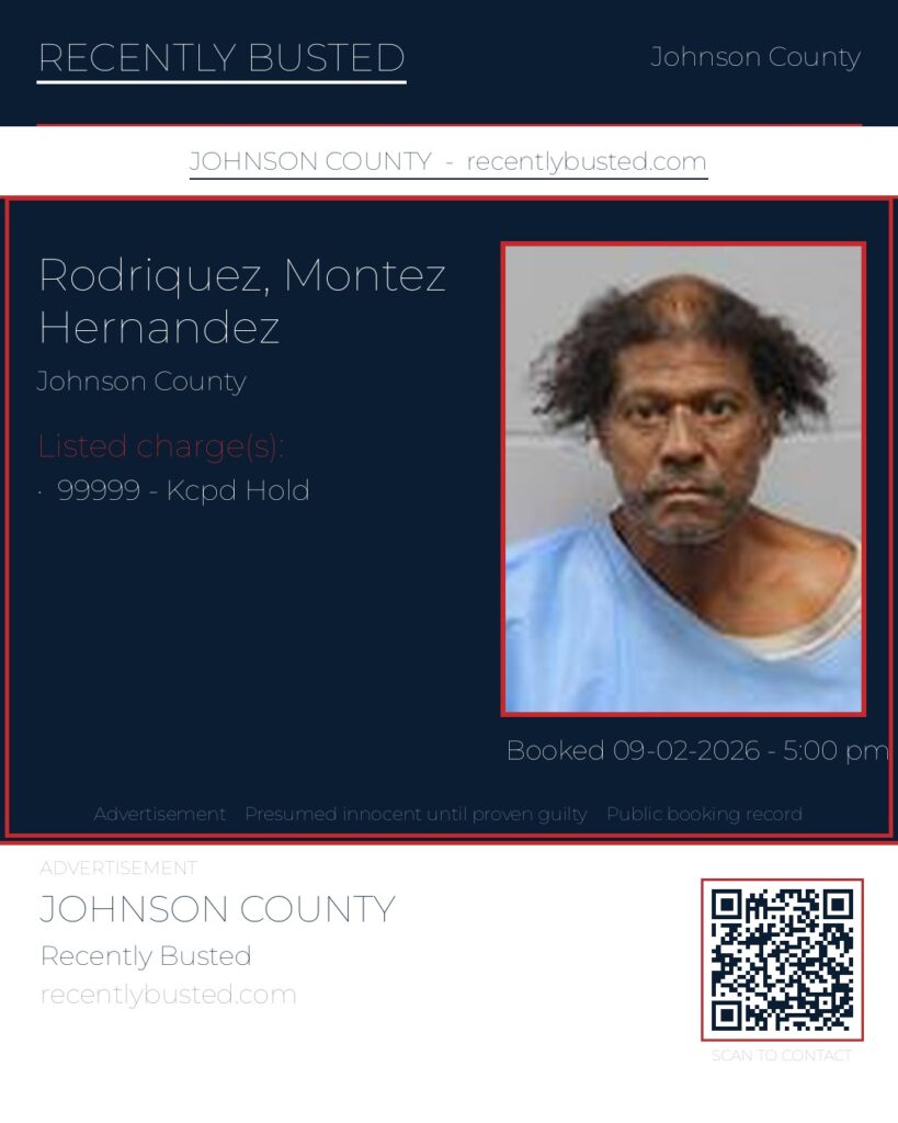 RODRIQUEZ, MONTEZ HERNANDEZ — arrest record card, Missouri