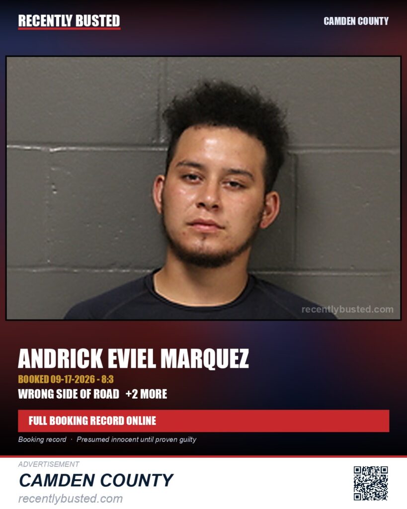Marquez, Andrick Eviel — arrest record card, Missouri