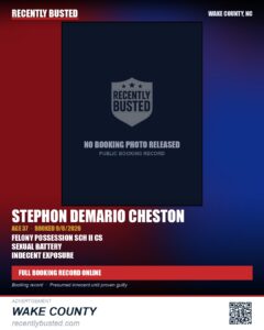 STEPHON DEMARIO CHESTON
