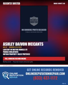 ASHLEY DAIVON MCCANTS