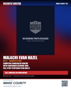 MALACHI EVAN HAZEL