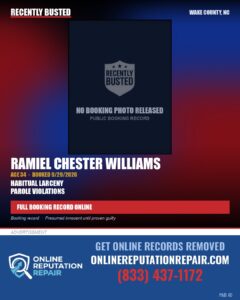 RAMIEL CHESTER WILLIAMS