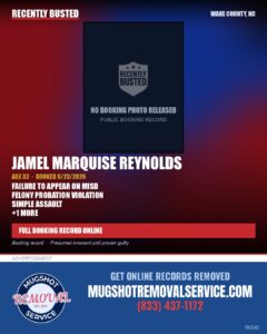 JAMEL MARQUISE REYNOLDS