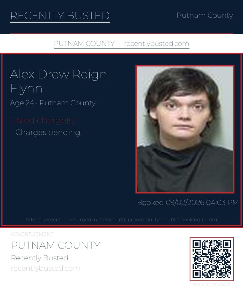 Alex Drew Reign Flynn — arrest record card, Mugshot Hottie