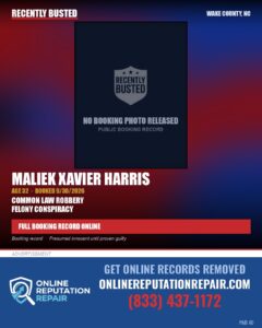 MALIEK XAVIER HARRIS