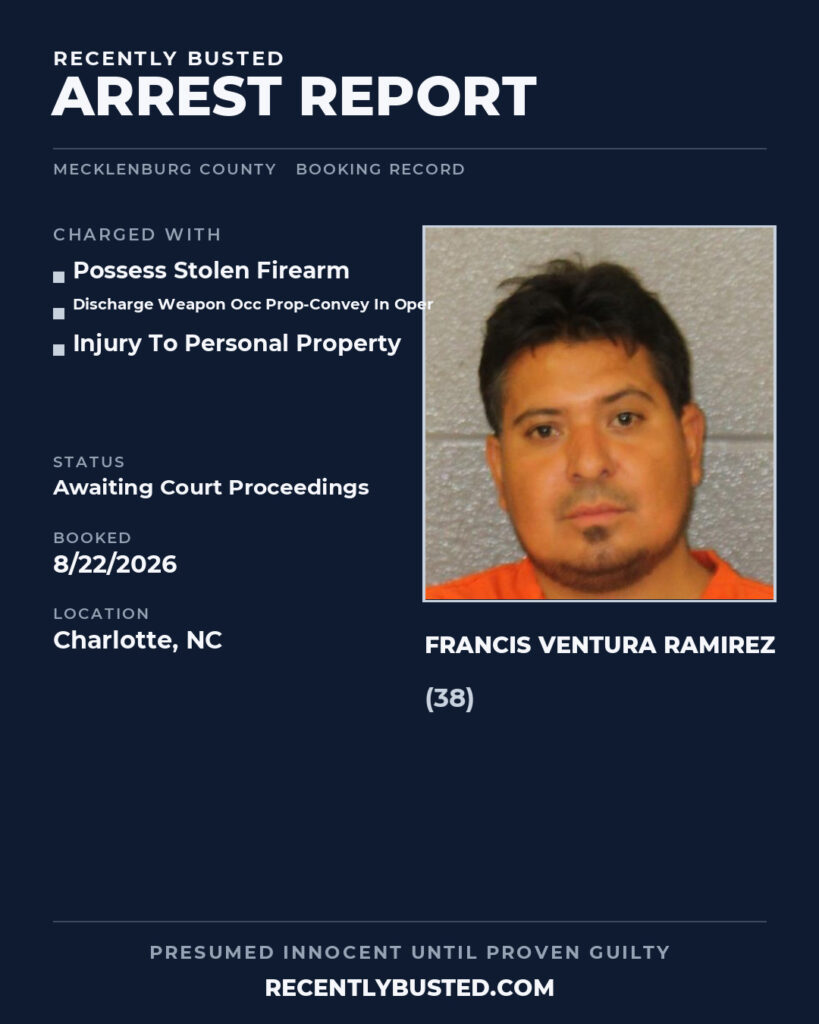Arrest report - FRANCIS VENTURA RAMIREZ