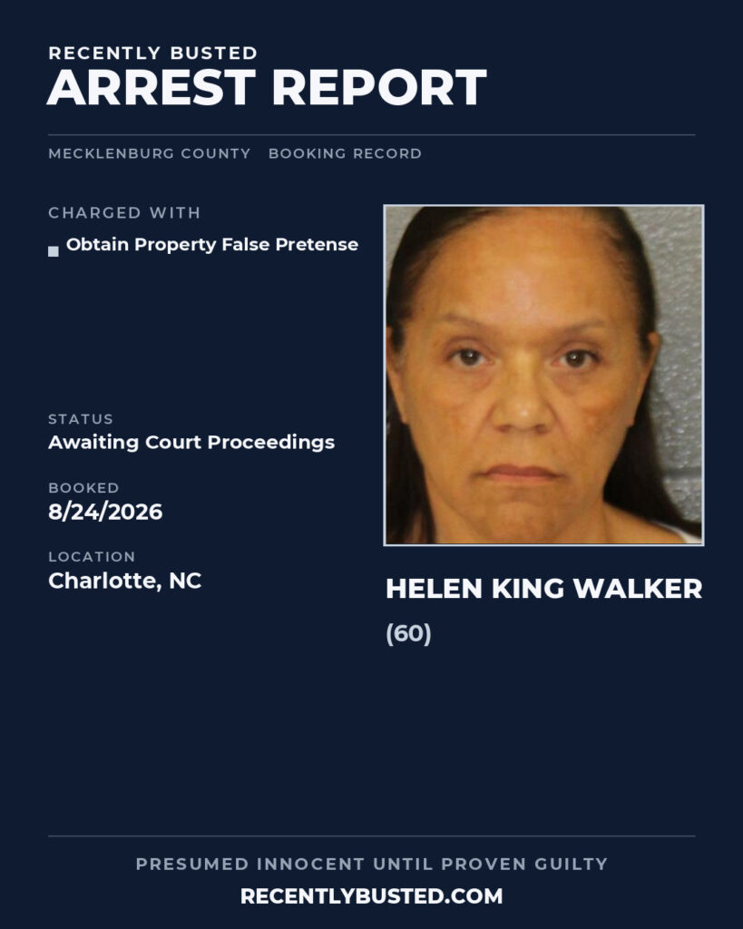 Arrest report - HELEN KING WALKER