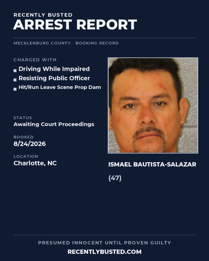 Arrest report - ISMAEL BAUTISTA-SALAZAR