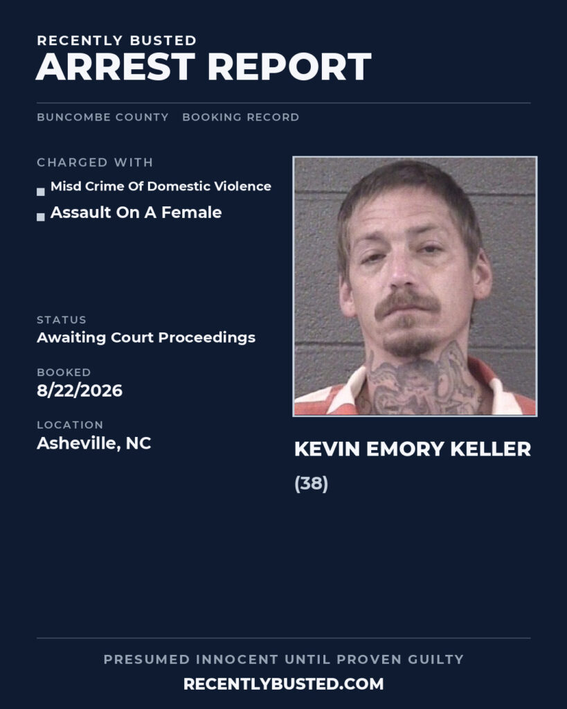 Arrest report - KEVIN EMORY KELLER