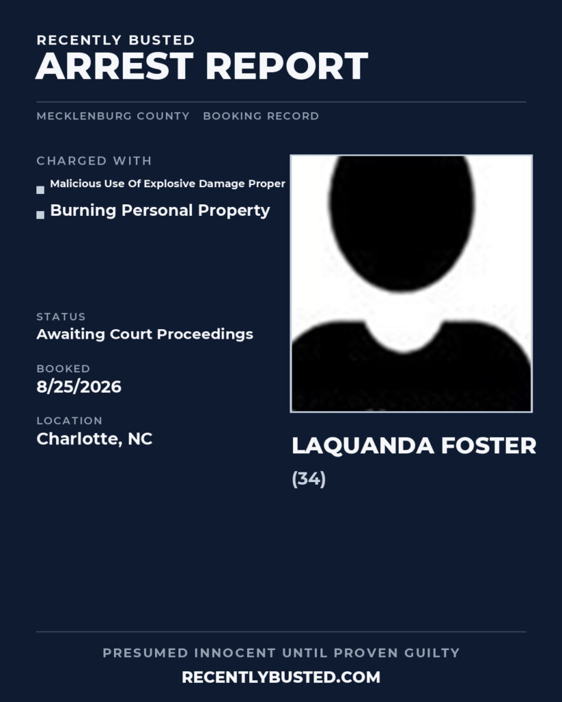 Arrest report - LAQUANDA FOSTER