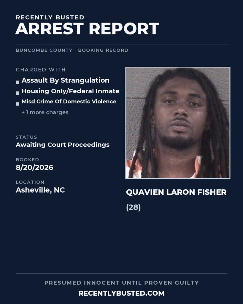 Arrest report - QUAVIEN LARON FISHER