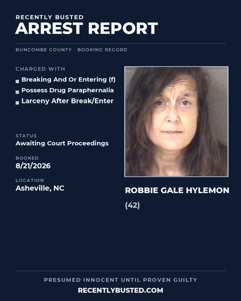 Arrest report - ROBBIE GALE HYLEMON
