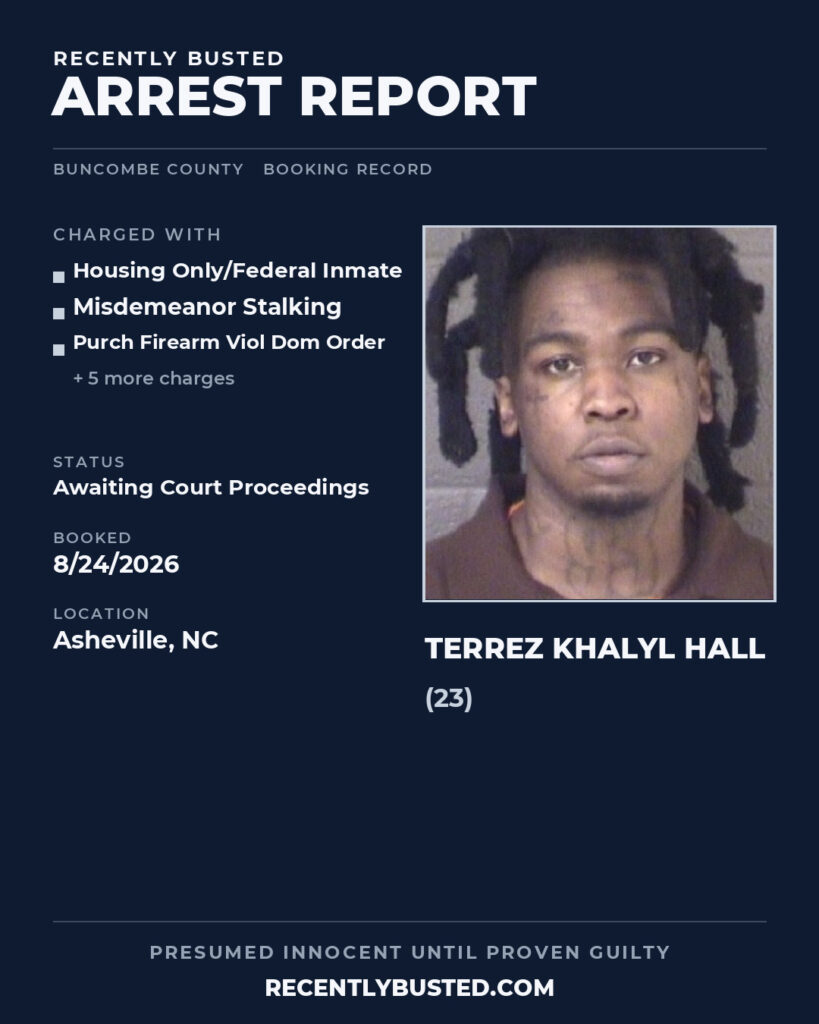 Arrest report - TERREZ KHALYL HALL